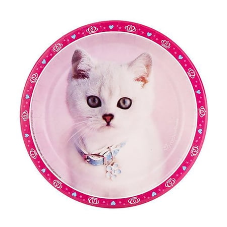 rachaelhale Glamour Cats Dessert Plates, 8pk