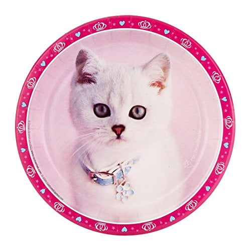 rachaelhale Glamour Cats Dessert Plates, 8pk