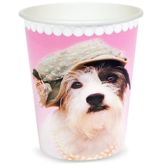 Rachael Hale Glamour Dogs Party Supplies - 9 oz. Paper Cups (8)