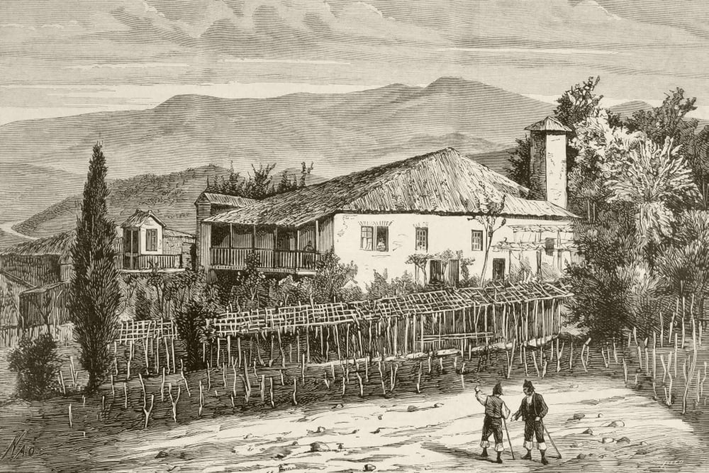 Birthplace In Casdemiro Galicia Spain Of Spanish Monk And Scholar Benito Jernimo Feijo Y Montenegro From A 19Th Century Illustration Canvas Art - Ken Welsh Design Pics (17 x 11)