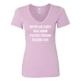 thumbnail image 1 of Birthplace:Earth Race:Human Politics:Freedom Womens V-Neck T-Shirt, 1 of 3