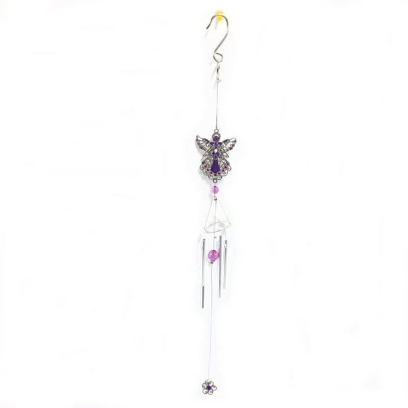Birthstone Angel Windchime in February