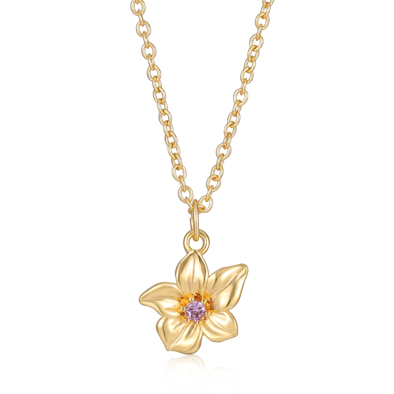 Walmart Black Friday Deals 2025 - Birthstone Birthflower Necklaces for ...