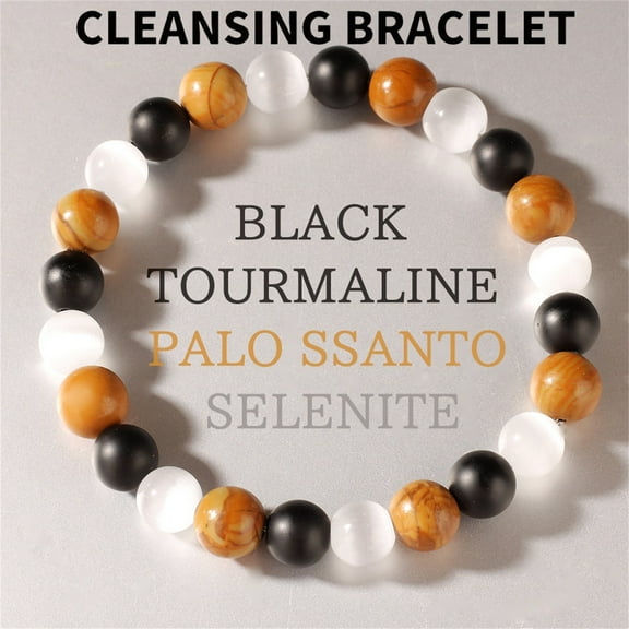 Birthstone Bracelet for Women - Healing Floral Bracelet with Colorful Stones, Anxiety Relief Jewelry, Meaningful Birthday/Graduation Gift for Her