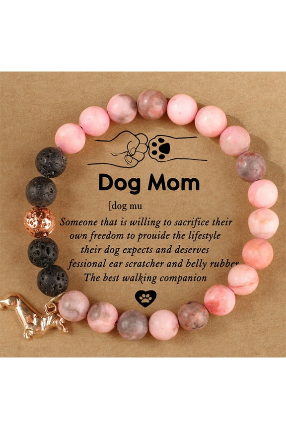 Birthstone Bracelet for Women - Healing Floral Bracelet with Colorful Stones, Anxiety Relief Jewelry, Meaningful Birthday/Graduation Gift for Her