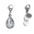 thumbnail image 1 of Birthstone Charms For Bracelets, Necklaces, Purse or Bag Charms, Easy To Clip On Anywhere - April Birthstone Charm, 1 of 4