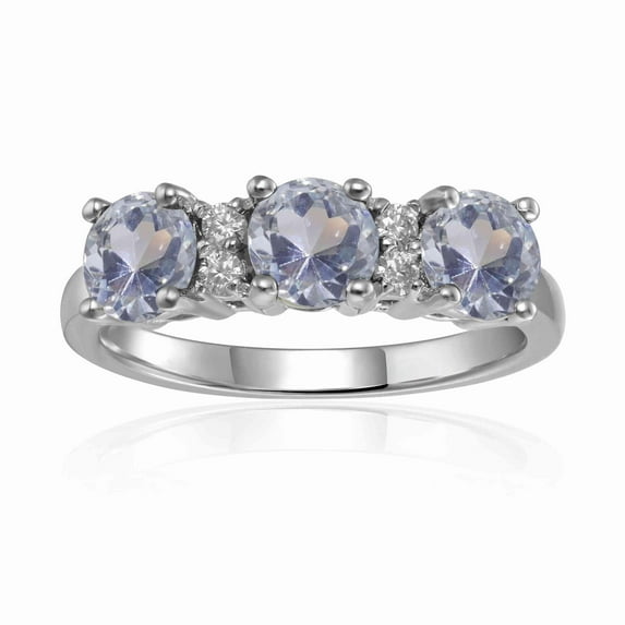 Birthstone Heart Ring Amethyst Peridot Garnet Aquarmarine Created Ruby Emerald Sapphire Alexandrite 925 Sterling Silver Heart Shaped Ring (Size 5, 6, 7, 8)