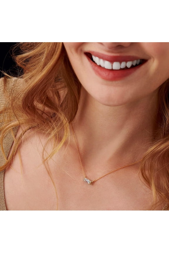 Birthstone Necklace For Women Crystal Birthstone Necklace 18K Gold Plated Minimal Birthstone Necklace Personalized Gift For New Mom Birthday Christmas Gift For Her[o6243]