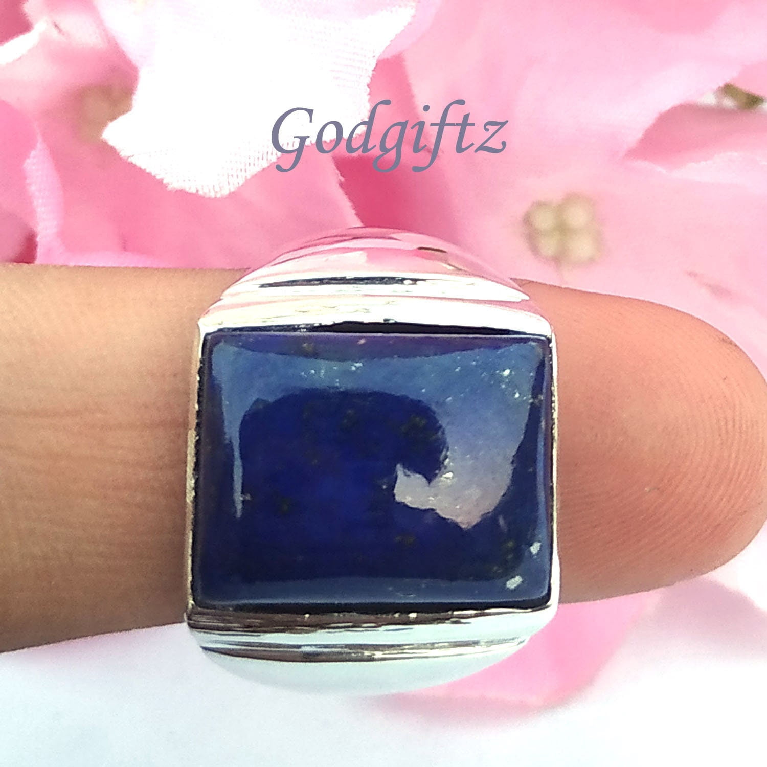 Solid Sterling Silver Ring Blanks – Stamped S925, For 9x7mm Cabochon Or Faceted Stones (Sizes 6.5-10 US)