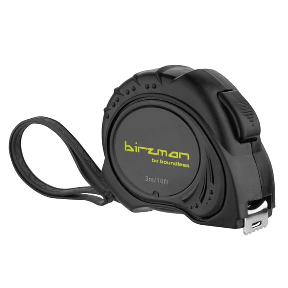 Birzman 3 Meter Locking Tape Measure Black Green Road Racing MTB Cross
