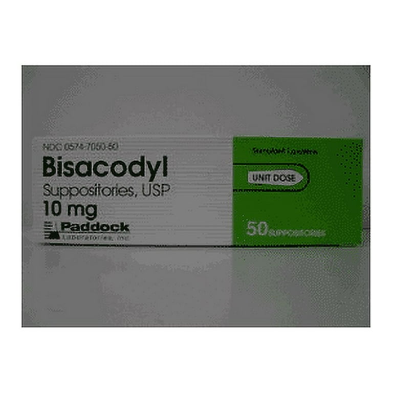  Bisacodyl Supppositories 10 Mg (Generic Dulcolax) - 50