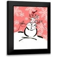 thumbnail image 1 of Biscardi, Nicholas 15x18 Black Modern Framed Museum Art Print Titled - Silly Snowmen XI, 1 of 5