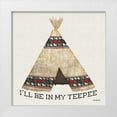thumbnail image 1 of Biscardi, Nicholas 26x26 White Modern Wood Framed Museum Art Print Titled - In My Teepee, 1 of 4