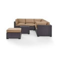 thumbnail image 1 of Biscayne 5 Piece Outdoor Wicker Seating Set - Mocha, 1 of 1