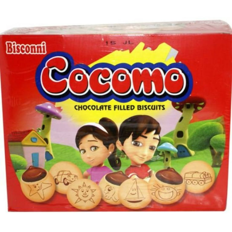 Bisconni Cocomo Chocolate Filled Whole Wheat Cookies - 24 Pack