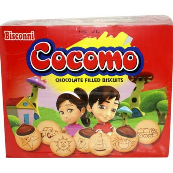 bisconni Cocomo chocolate filled biscuits 24pk