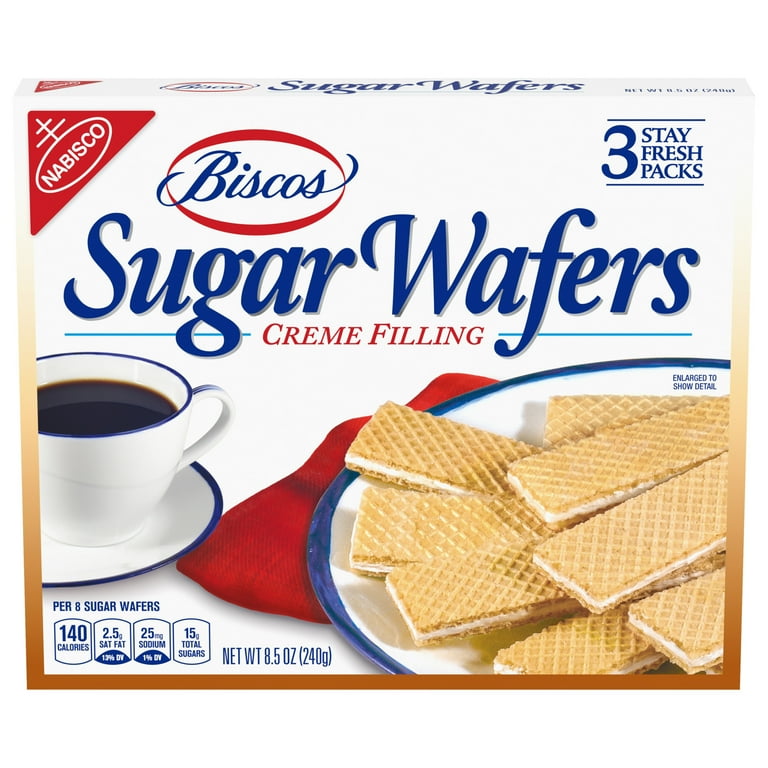 Biscos Creme Filled Sugar Wafers Cookie Snacks, 8.5 oz - Walmart.com