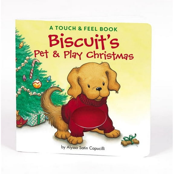 Biscuit Biscuit's Pet & Play Christmas: A Touch & Feel Book: A Christmas Holiday Book for Kids, (Board Book)