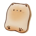 thumbnail image 1 of Biscuit Cat Stuffed Animal Pillow, Food Plush Pillow.Home Decoration Christmas Birthday for Kids Adults, 1 of 5