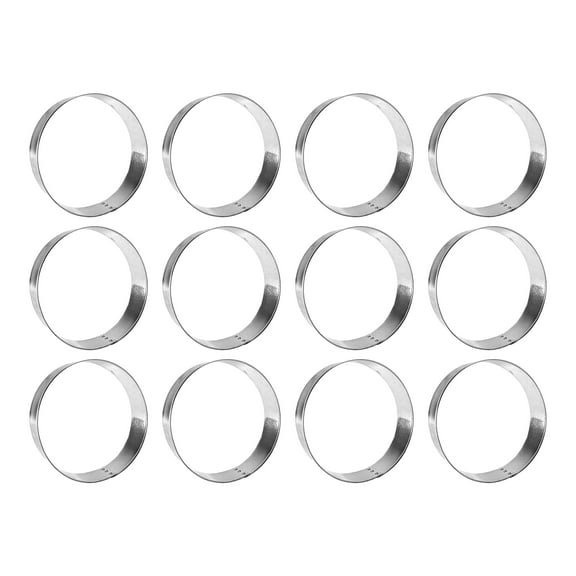 Biscuit Circle Dozen Cookie Cutters 4 inches/each O1298-W12 - The Cookie Cutter Shop - Tin Plate Steel
