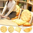 thumbnail image 1 of Biscuit Cushion Cushion Thickened Cushion Toy Plushie Cute Biscuit Toy 3D Creative And Novel Pillows Soft Waist Cushion Stuffed Toy Decoration Gift, 1 of 6
