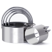 Biscuit Cutter Set 5 Pieces/Set, Round Cookies Cutter with Handle, Professional Baking Dough Tools, Gift Package