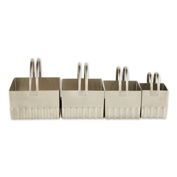 Biscuit Cutters - Square Rippled (Set of 4)