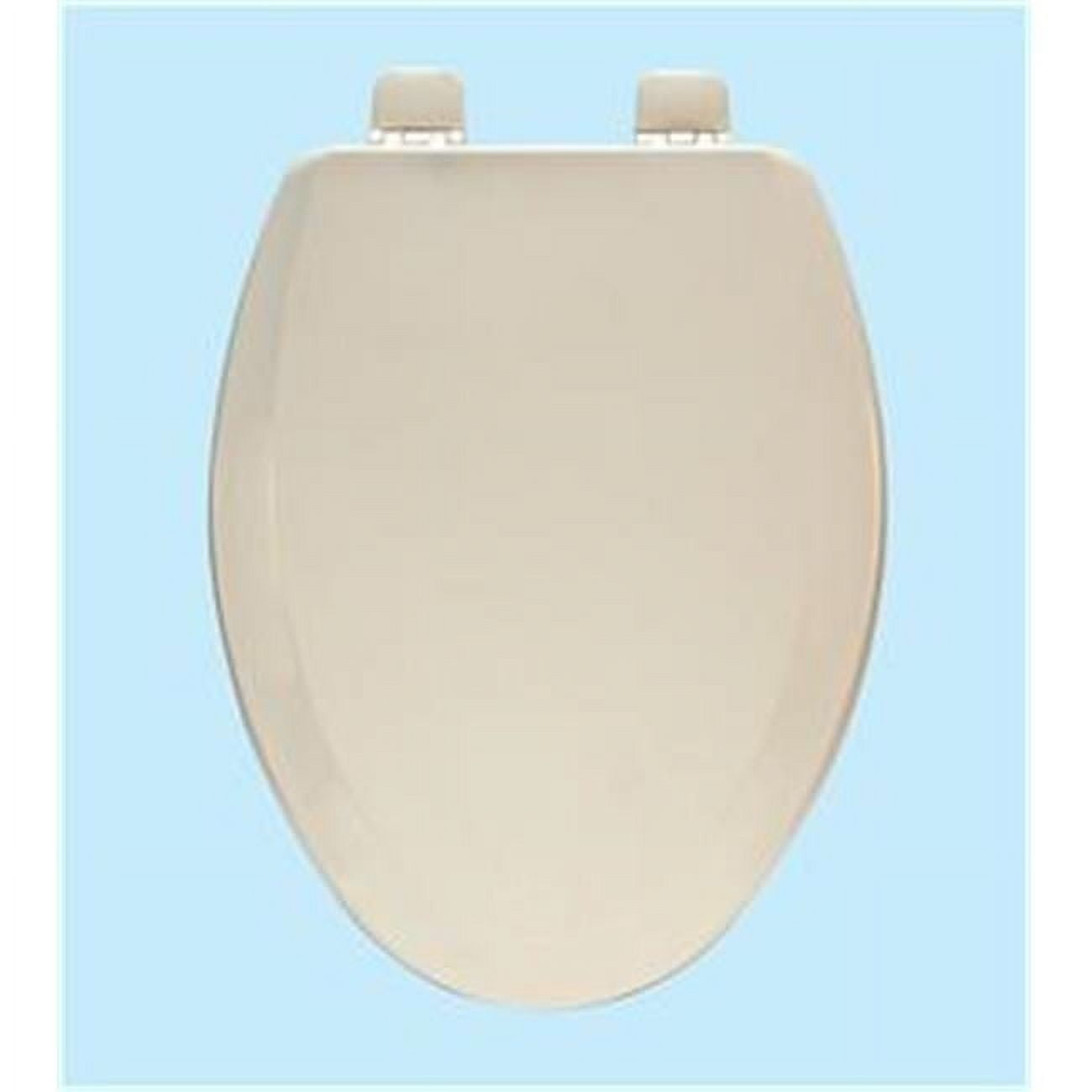 Biscuit Elongated Luxury Plastic Toilet Seat