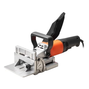 Biscuit Plate Joiner Tool 760W 11600 RPM Adjustable Angle/Depth, 45 Notch, Carbide Blade, Dust Bag, Biscuits Included
