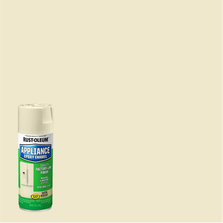 6 Pack, Biscuit, Rust-Oleum Specialty Gloss Appliance Enamel Spray Paint- 12 oz
