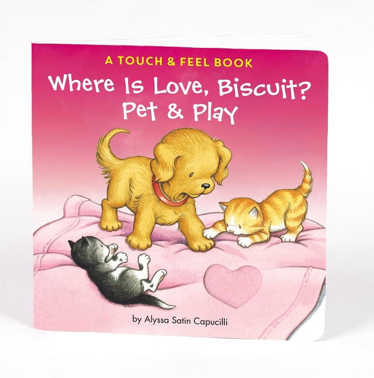 Biscuit Where Is Love, Biscuit? Pet & Play: A Touch and Feel Book, (Board Book)