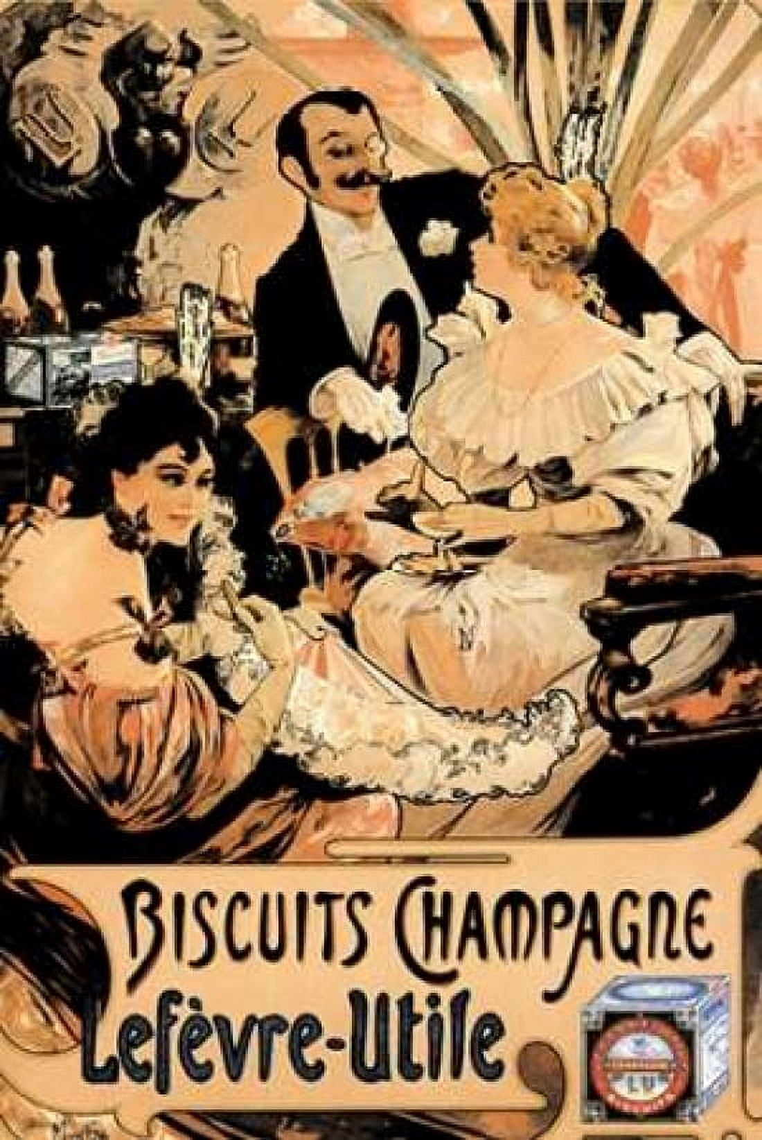 Biscuits Champagne Canvas Art - Unknown (20 x 28)