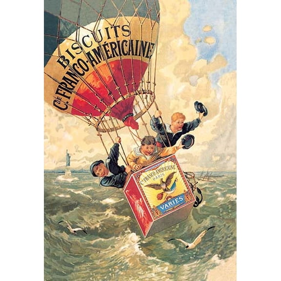 Biscuits Franco-Americaine Fine art canvas print (20" x 30")