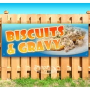 Biscuits & Gravy 13 oz Vinyl Banner With Metal Grommets