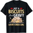 thumbnail image 1 of Biscuits & Gravy Food Breakfast Biscuits And Gravy Girl T-Shirt, 1 of 4