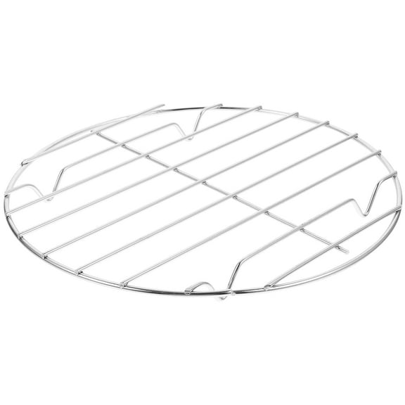 Air Fryer Roasting Rack for Biscuits and Turkey, Carbon Steel Baking Net, Round Shape for Even Cooking