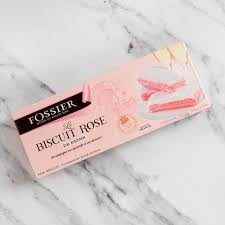 Biscuits Roses (Pink Champagne Biscuits) by Fossier (100 gram) pack 2