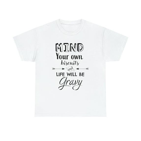 Biscuits and Gravy - Unisex Heavy Cotton Tee