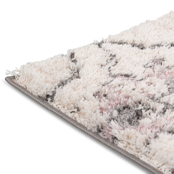 Bisera Ultra Soft Shag Indoor Area Rug Living Room, Entryway, Bedroom, Kids Room, 8 ft x 10 ft