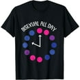 thumbnail image 1 of Bisexual All Day LGBT-Q Pride Bi-sexuality T-Shirt, 1 of 4