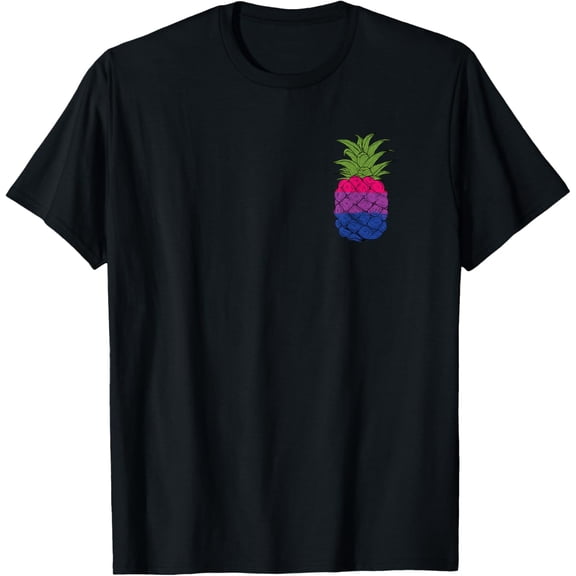 Bisexual Pineapple Bi Pride LGBTQ Pineapple Pride T-Shirt Tops Tee