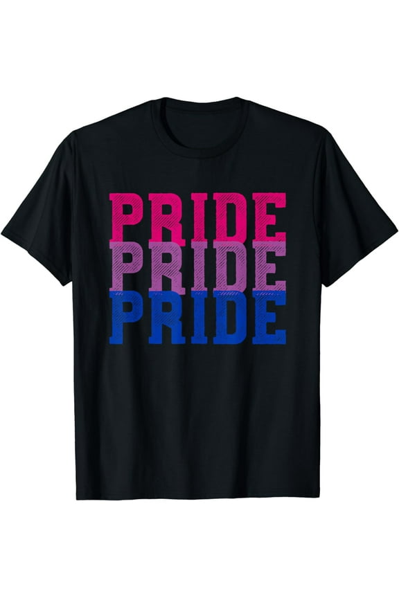 Bisexual Pride - Bi Pride Bisexual Gift Bisexuality Outfit T-Shirt