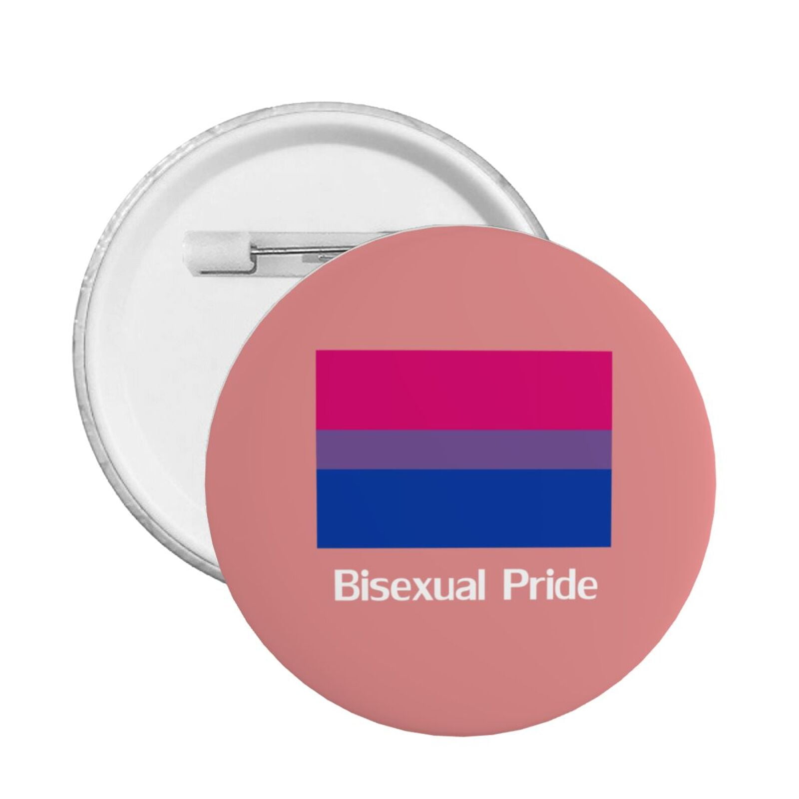 Bisexual Pride Flag Circular Button Fashion Badge Decoration Backpack ...