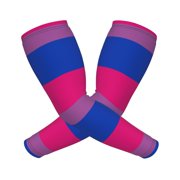 Bisexual Pride Flag Compression Sports Arm Sleeve Baseball Football Basketball For Men And Women