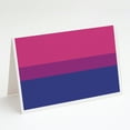 thumbnail image 1 of Bisexual Pride Greeting Cards and Envelopes Pack of 8, 1 of 2