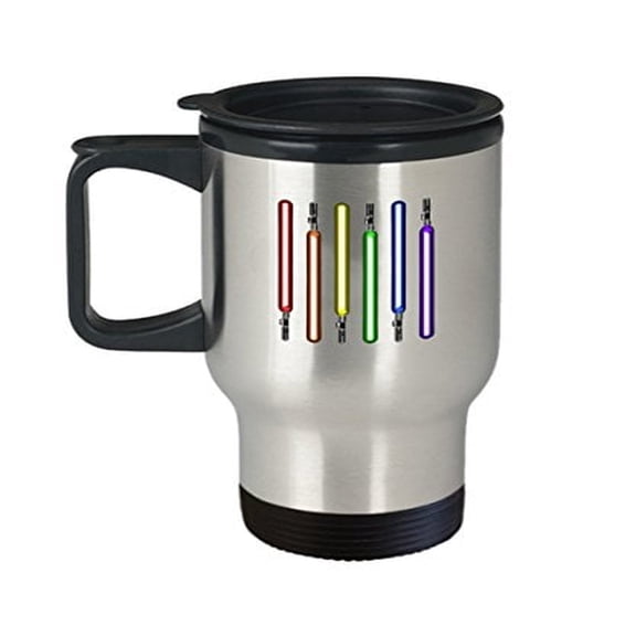 Bisexual Travel Mug - 14 oz Stainless Steel Coffee Cup for Transgender Gifts