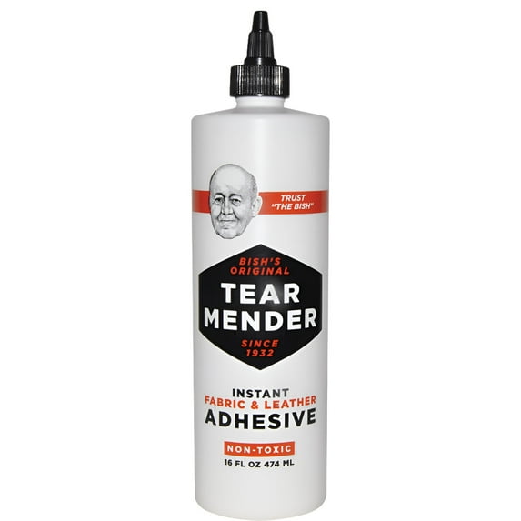Bish's Original Tear Mender Fabric & Leather Adhesive 16oz