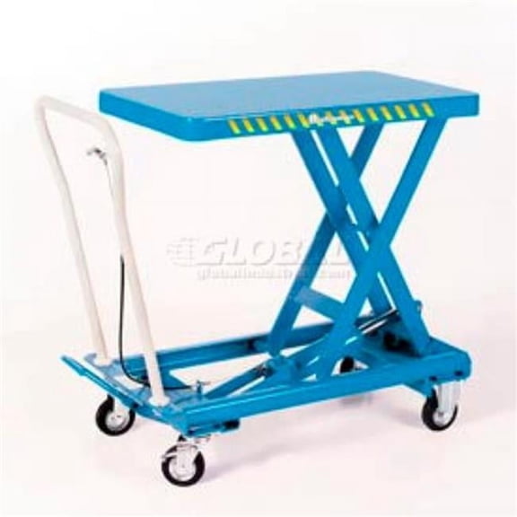 Bishamon 985661 Mobi Lift Scissor Lift Table BX-25 - Blue - 660 lbs