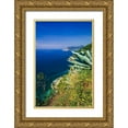 thumbnail image 1 of Bishop, Russ 17x24 Gold Ornate Wood Framed with Double Matting Museum Art Print Titled - The Ligurian Sea from the Sentiero Azzurro (Blue Trail) near Vernazza-Cinque Terre-Liguria-Italy, 1 of 4