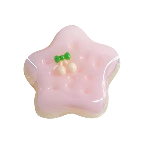 Bisitoy 1Pc Squeeze Toys Star Shape for Desk Decor Easter Basket Fillers (Multicolor)